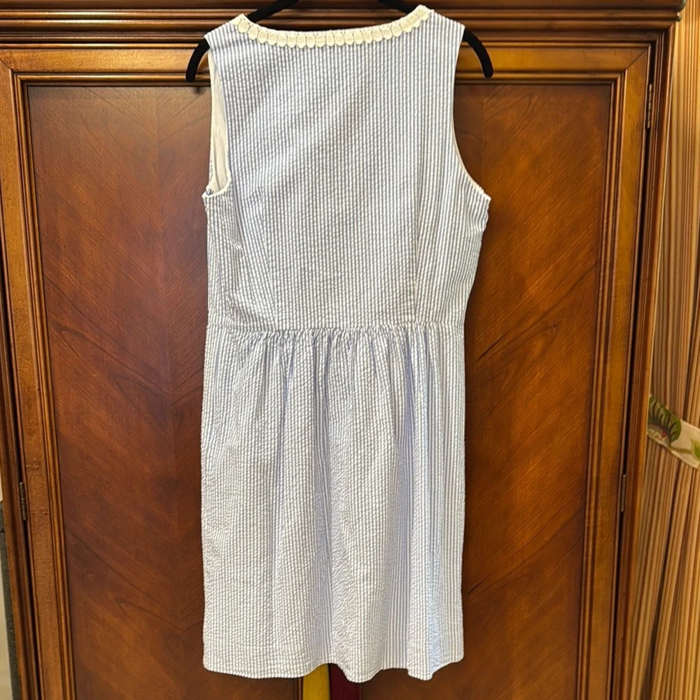 Vineyard Vines Blue and White Sleeveless Sundress - Picture 4 of 6